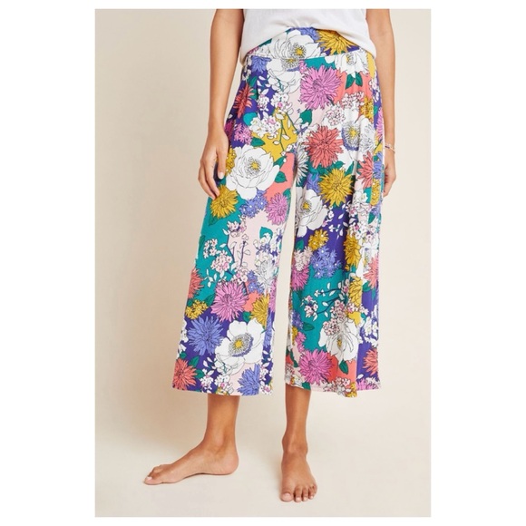 NWOT Anthropologie Giulia Wide Leg Lounge Pants  Size Small - Picture 2 of 10